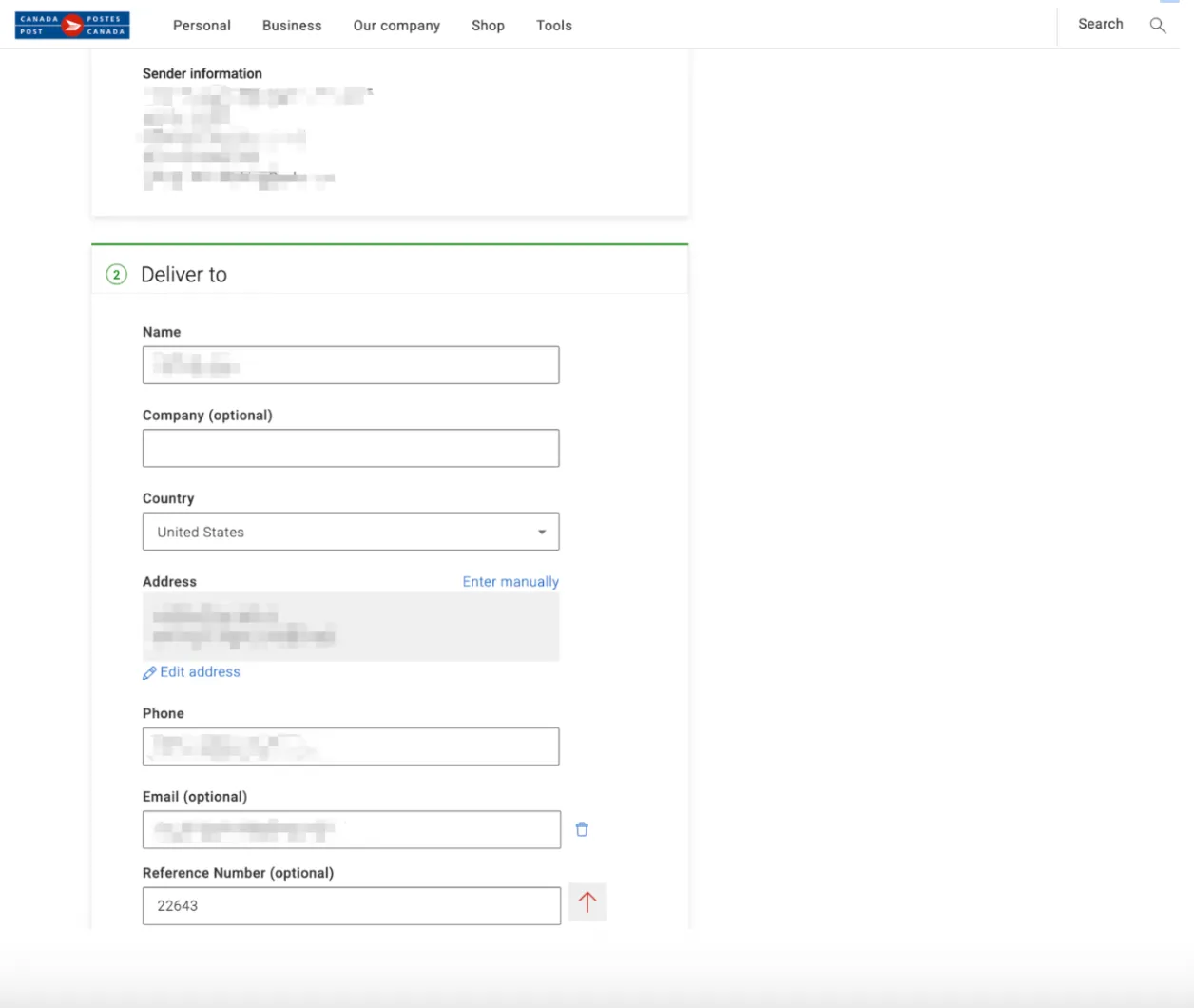 Shipping Manager flow